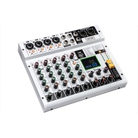 AG-06 Vente en gros en ligne Petite console de mixage 6 voies blanche Audio Vidéo avec 99 effets DSP/Blue-tooth/Monitoring