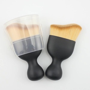 Single Kabuki Body Tan <b>Brush</b> Dense Soft Fiber Custom Logo Face Body Foundation Application Makeup <b>Brush</b> Tool - Product Image 6