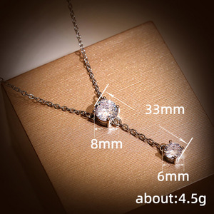 Collana con Ciondolo a Bolla Rotonda per Donne, Collana Minimalista con Charm, Gioielli alla Moda per Uso Quotidiano, Regalo - Product Image 5