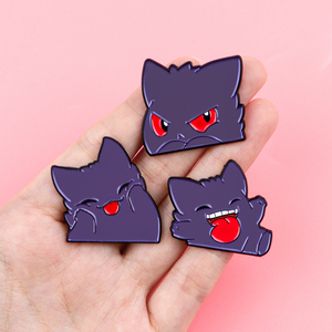 Épingles à revers en émail doux sur le thème des monstres d'anime japonais pour sacs à dos, broches pour hommes, badges de jeu pour vêtements, accessoires de bijouterie - Product Image 2