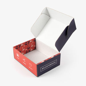 Emballages de chaussures en carton ondulé recyclé avec logo personnalisé imprimé en kraft brun avec gaufrage - Product Image 4