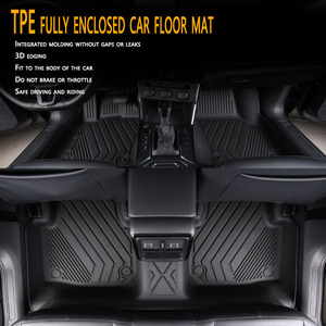 Tapis de sol de voiture en TPE toutes saisons de haute qualité, vente chaude d'usine, conception 3D personnalisée imperméable, adaptés aux Avatr - Product Image 3
