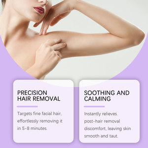 Kit de Soins Corporels Épilatoire Doux : Crème <span class=keywords><strong>Mousse</strong></span> pour Femme – Nourrit, Lisse et Hydrate la Peau Fine, Rafraîchissant et Confortable - Product Image 2