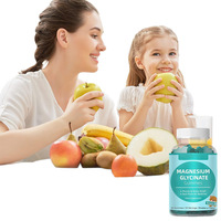 Gummies de glycinate de magnésium OEM ODM pour le sommeil et la relaxation, sans sucre, saveur myrtille, marque privée