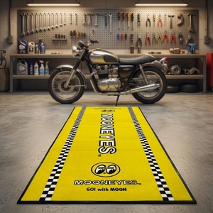 Tappeti Personalizzati per <span class=keywords><strong>Moto</strong></span> da Esterno, Tappetini Stampati per <span class=keywords><strong>Garage</strong></span> e Box <span class=keywords><strong>Moto</strong></span>, Antiscivolo, Impermeabili, in Nylon - Product Image 4