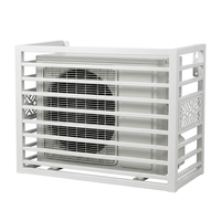 Couverture personnalisée en aluminium pour mini-split de climatisation |   Enceinte décorative carrée pour unité extérieure, anti-corrosion, réduction du bruit