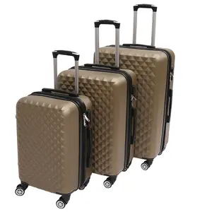 Carry-on suitcase Hot Selling Hard Shell Long-distance Travel LuggageTrolley Suitcases Durable Plastic Luggage 3pcs Set