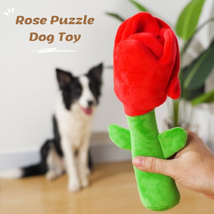 Giocattolo friendly striaky Crinkle Snuffle giocattolo di san valentino rosa di san valentino simpatico stile di peluche - Product Image 2