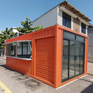 Contenedor <span class=keywords><strong>Tienda</strong></span> Minorista Prefabricado de 40 Pies Estilo Heladería Moderna Xinheng Casas Contenedor con Estilo - Product Image 1
