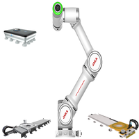 Robot collaboratif JAKA C7 7 kg avec pince SCHUNK OnRobot pour le chargement, le déchargement, l'empilage et la manutention en usine, équipé d'un moteur et d'un PLC