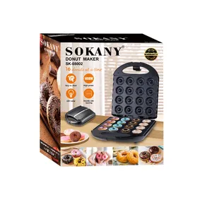 110V 220V Automatic Non-stick Snacks Desserts Doughnut Maker 16 Hole donuts at a time Maker Machine