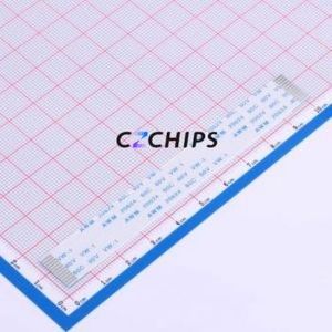 FFC-1.0-12P-100mm FFC <b>Cable</b> (Flexible Flat <b>Cable</b>) P=1mm Connector 12P 1mm 0.3mm Non-Inverting - Product Image 1