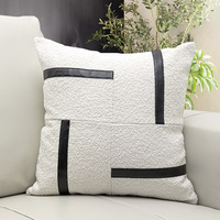 NOUVEAU Design Luxe Patchwork Housse de coussin pour canapé Taie d'oreiller décorative personnalisée de haute qualité pour la maison