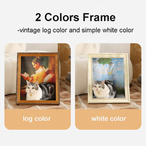 Luxueux planche à gratter haute densité chat <span class=keywords><strong>maison</strong></span> quatre saisons universel interactif jouet pour animaux de compagnie peinture à l'huile conception - Product Image 6