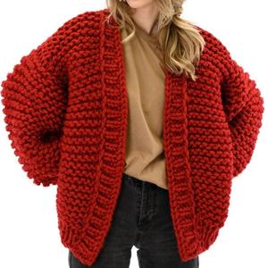 Pulls personnalisés en tricot faits à la main pour femmes, pulls multicolores avec patchs, <span class=keywords><strong>pull</strong></span> en tricot pour femme - Product Image 2
