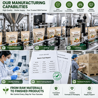 Poudre de protéines d'arachide à marque privée, protéines végétales véganes, emballage personnalisé OEM (sachet, pot, boîte) pour vendeurs et distributeurs e-commerce
