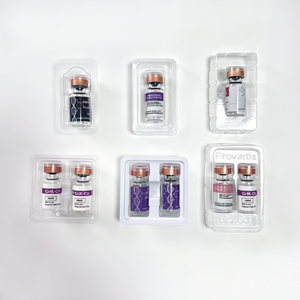 Customizable Eco-Friendly Rectangle PET Blister <strong>Tray</strong> Packaging for 3ml Medicine Vials Medical Blister Insert <strong>Plastic</strong> Vial <strong>Trays</strong> - Product Image 1