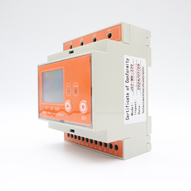 JSY-MK-339 High-Power 3-Phase AC Power Quality Analyzer Din Rail Real-Time Power Energy Efficiency Monitoring Energy Meter 1%