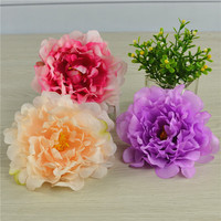 Offre Spéciale – Tête de fleur de pivoine en soie imperméable et durable de 13 cm pour décoration de toile de fond de mariage, extérieur, DIY – 12 couleurs, haute qualité