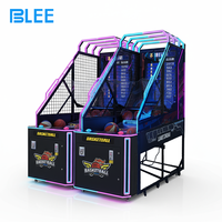 BLEE Machine de jeu de basket-ball pour adultes, à monnayeur, pour salles d'arcade intérieures, en plastique, version anglaise, en promotion