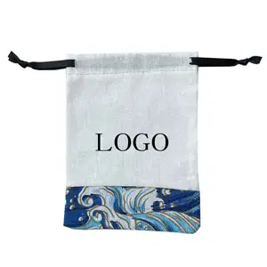 Özel logo kişiselleştirilmiş renkli yumuşak kumaş calico tuval pamuk doğal kamp sloganı bayrağı