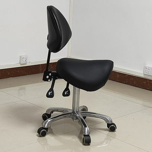 Silla Giratoria Blanca para Salón <span class=keywords><strong>de</strong></span> Belleza, Maquillaje, Dentista, Enfermera, Facial, Médico - Product Image 3