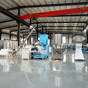 Nueva línea de producción de máquina de alimentos de aperitivos para mascotas de doble tornillo para hacer extrusora de alimentos para perros y peces - Product Image 4