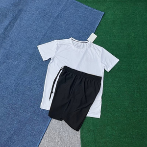 Ensemble de t-shirts de sport de nouvelle marque, à séchage rapide, respirant et anti-transpiration, ensemble de sport uni pour la course à pied et le fitness, <span class=keywords><strong>en</strong></span> stock. - Product Image 5