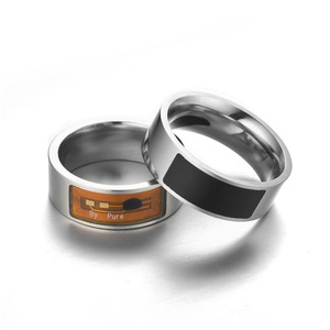 Smart <strong>Ring</strong> Intelligent Stainless Steel Multifunctional Digital Jewelry Heart Pattern Waterproof Mobile Phone <strong>Moon</strong> <strong>Rings</strong> - Product Image 5