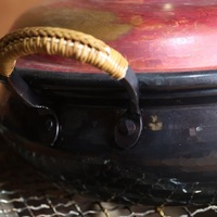 Pot en cuivre artisanal de grande taille avec poignée, design classique, anti-brûlure, durable, pour cuisinière à gaz et à induction, pot à soupe et à ragoût