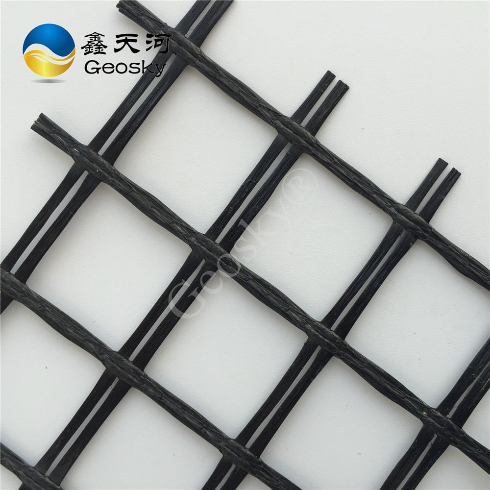 Warp Knitted Polyester Geogrids for Road Surface Crack Prevention Soft Soil Reinforcement Municipal Projects Reinforcement