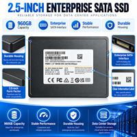 Pour Samsung PM893 960 Go SSD d'entreprise 2,5 pouces SATA 6 Gb/s MZ7L3960HCJR-00A07 Disque SSD pour serveur