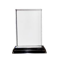 Marcos de Fotos Rectangulares en Blanco para Sublimación Qualisub de 150*120 mm, Marco de Fotos Cúbico de Cristal para Prensa de Calor, Más Vendidos