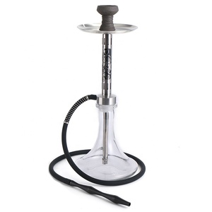 El Mejor Set de Hookah Alemán con Base de Vidrio Grande, Hookah de Acero Inoxidable 304 con Pinzas y Accesorios - Product Image 6