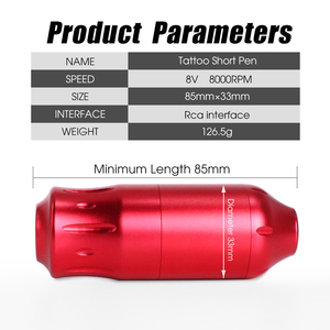 Kit de Máquina de Tatuar con Fuente de Alimentación, Cartuchos, Agujas, Pluma Rotatoria para Maquillaje Permanente para Artistas del Tatuaje Profesionales - Product Image 4