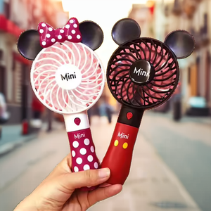 Ventilador Portátil <span class=keywords><strong>de</strong></span> Mano con Diseño <span class=keywords><strong>de</strong></span> <span class=keywords><strong>Mickey</strong></span> y Minnie, 600mAh, Recargable por USB, Mini Ventilador <span class=keywords><strong>de</strong></span> Escritorio para Oficina, Estudiantes, Viajes - Product Image 2
