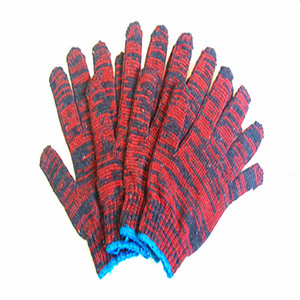 Labor Protection Cotton Hand Wear Resistant Knitted Safety Gloves Abrasion-Resistant Mixed Color Hand Glove Not <strong>Esy</strong> Dirty - Product Image 5