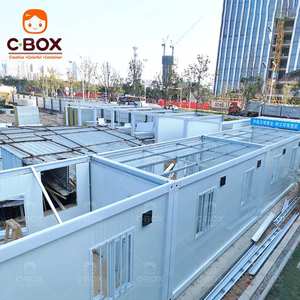 Bâtiments préfabriqués mobiles et démontables Cbox, durables, ignifuges, pour camp de travail, bureau, dortoir, maison modulaire en conteneur - Product Image 3