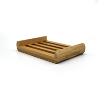 Porte-savon en bambou écologique pour salle de bain, douche, cuisine