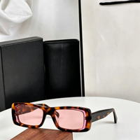 Lunettes de soleil polarisées de luxe haut de gamme, de marque de créateur, à dégradé classique, de forme carrée, avec monture en acétate, protection UV400, couleur noire, unisexe