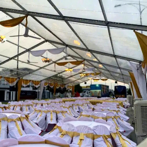 20x40 Hợp kim nhôm đám cưới marquees Lều nhiệm vụ nặng nề không thấm nước PVC rõ ràng mái ngoài trời sang trọng tiếp nhận sự kiện hội trường thương mại B1 - Product Image 2