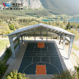 Structure en acier PEB avec poutres en H solides, durée de vie de 50 ans, isolée pour les salles de sport intérieures durables - Product Image 1