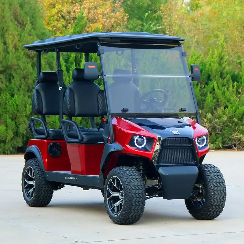 CE New Design Manufacturer golf carts electric Cheap Price 6 Seater Yellow High Quality Electric Golf Cart