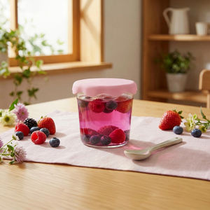 Flower-Shaped <b>Silicone</b> Cup Lid - Food Grade Dustproof & Leakproof Mug Cover <b>Silicone</b> <b>Coaster</b> - Product Image 3