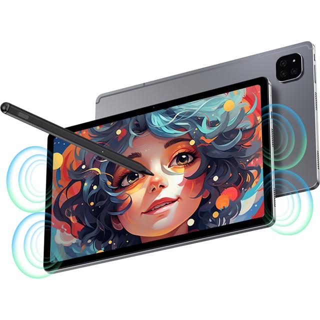 ALLDOCUBE IPla60 11 Inch Tablet 2K Display Widevine L1 Android 13, Triple Rear Camera, 12GB RAM+128GB ROM, 4096 Levels Stylus