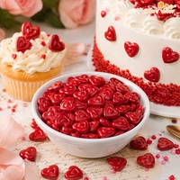 Sprinkles pour gâteaux en gros, sprinkles de sucre comestibles, décorations de gâteaux en bonbons comestibles, perles de sucre