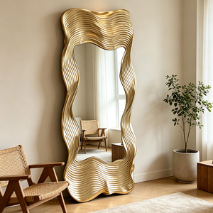<span class=keywords><strong>Specchio</strong></span> da <span class=keywords><strong>Terra</strong></span> di <span class=keywords><strong>Design</strong></span> Creativo Francese di Lusso, <span class=keywords><strong>Specchio</strong></span> Irregolare per Corridoio, per Hotel e Ville di Alta Gamma - Product Image 1