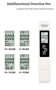 <span class=keywords><strong>3</strong></span>-इन-1 पीने के पानी की गुणवत्ता टेस्टर-ए 1 श्रृंखला ईसी और टी मीटर, ओम का समर्थन करता है - Product Image 6