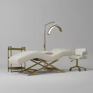 New model S-type eyelash <b>bed</b> beauty <b>bed</b> ergonomic leisure recliner Spa massage <b>bed</b> ear cleaning <b>bed</b> eyelash application <b>bed</b> - Product Image 5
