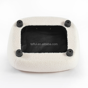 Sillón infantil con forma de oso de peluche Sherpa, estructura de madera KD Packing. - Product Image 6